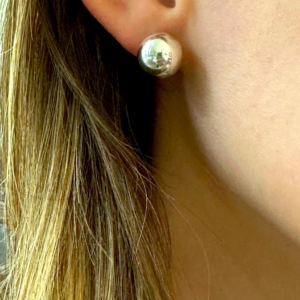 Elegant 925 Silver Stud Earrings